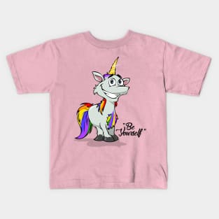 Be Yourself - Unicorn #2    Lt Tees Kids T-Shirt